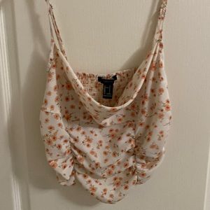 Flower print blouse